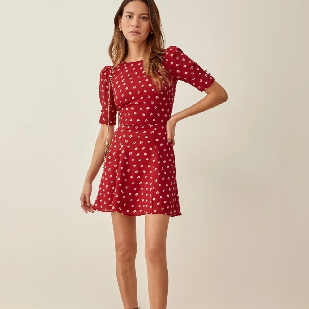 Reformation XS short sleeve mini dress